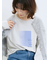 スクエアプリントプルオーバー
