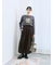 スクエアプリントプルオーバー