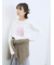 スクエアプリントプルオーバー