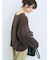 ◎裏毛深Vネックプルオーバー