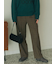 カチオン染めチェックパンツ
