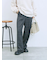 カチオン染めチェックパンツ