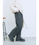 カチオン染めチェックパンツ