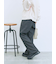 カチオン染めチェックパンツ