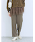 カチオン染めチェックパンツ
