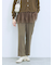 カチオン染めチェックパンツ
