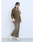 カチオン染めチェックパンツ
