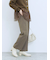 カチオン染めチェックパンツ