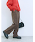 カチオン染めチェックパンツ