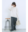 カチオン染めチェックパンツ