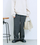 カチオン染めチェックパンツ