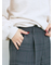 カチオン染めチェックパンツ