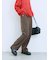カチオン染めチェックパンツ