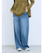 ストレートデニムパンツ