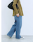 ストレートデニムパンツ