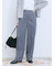 裏起毛ストレートパンツ