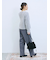 裏起毛ストレートパンツ