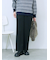裏起毛ストレートパンツ