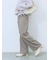 裏起毛ストレートパンツ