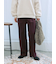 裏起毛ストレートパンツ