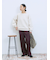 裏起毛ストレートパンツ