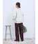 裏起毛ストレートパンツ