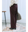 裏起毛ストレートパンツ