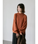 【Hug knit】袖ボリュームハイネックプルオーバー