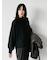 【Hug knit】袖ボリュームハイネックプルオーバー