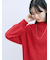 【Hug knit】袖ボリュームハイネックプルオーバー