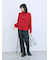 【Hug knit】袖ボリュームハイネックプルオーバー