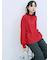 【Hug knit】袖ボリュームハイネックプルオーバー