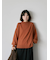 【Hug knit】袖ボリュームハイネックプルオーバー