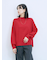 【Hug knit】袖ボリュームハイネックプルオーバー