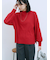 【Hug knit】袖ボリュームハイネックプルオーバー