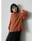 【Hug knit】袖ボリュームハイネックプルオーバー