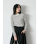 【Hug knit】リブハイネックプルオーバー