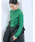 【Hug knit】リブハイネックプルオーバー