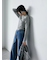 【Hug knit】リブハイネックプルオーバー