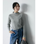 【Hug knit】リブハイネックプルオーバー