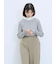 【Hug knit】リブハイネックプルオーバー