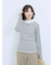 【Hug knit】リブハイネックプルオーバー