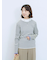 【Hug knit】リブハイネックプルオーバー