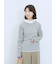 【Hug knit】リブハイネックプルオーバー