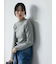 【Hug knit】リブハイネックプルオーバー