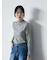 【Hug knit】リブハイネックプルオーバー
