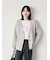 ラメニットVネックカーディガン