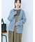 ラメニットVネックカーディガン