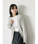 ラメニットVネックカーディガン