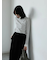 フリル衿ニットプルオーバー